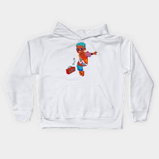 Mr music man Kids Hoodie